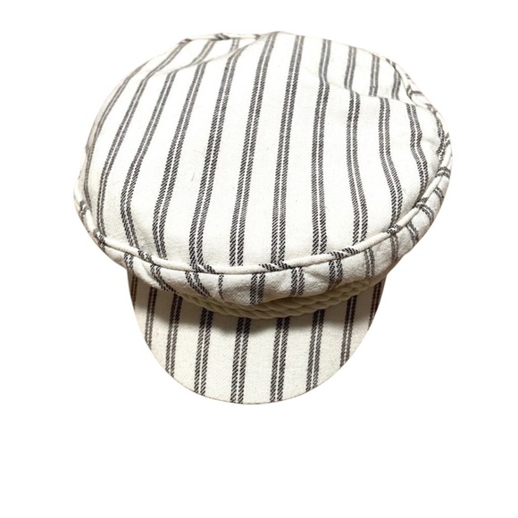 Billabong Jack Hat One Size White with Gray Stripes NWT Vintage - Picture 8 of 9